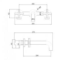 Смеситель для раковины Abber Wasser Kreis AF81121B матовый черный