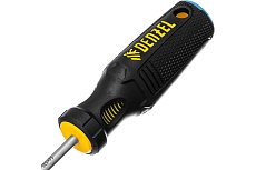 Отвертка Denzel SL5x75 мм, S2, трехкомпонентная рукоятка 121947