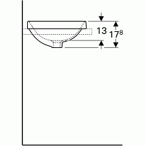 Раковина Geberit VariForm 40 см 500.700.01.2