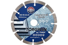 Диск алмазный отрезный сегментный по бетону и камню ПРОФЕССИОНАЛ 150x10x22.2 мм TORGWIN T1108609