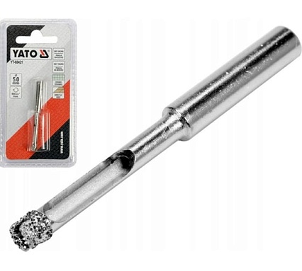Сверло алмазное по керамограниту 5 мм Yato YT-60421