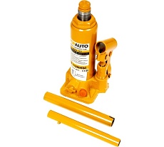 Гидравлический бутылочный домкрат TopAuto 2т, h 181-345 мм,с клапаном, в коробке ДБК-02