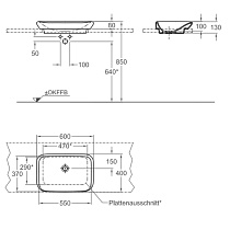 Раковина Geberit MyDay 60 см 245460600