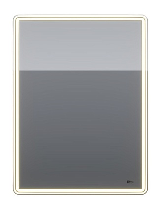 Зеркальный шкаф Lemark Element 60x80 с подсветкой LM60ZS-E, белый глянец