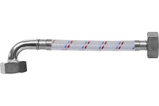 Гибкая подводка для воды ЦС ГИГАНТ 17 нейлон 1”Г х 1Г-угол L-150 см, штука ГП002327