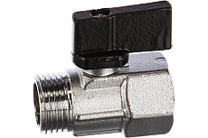 Шаровой кран ELSEN MINI прямой 1/2 1/2 НВ ручка-бабочка EV93.1212