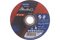 Круг отрезной по металлу NLS 41 (125x1x22.23 мм; 80 м/сек) NORTON 66252839600