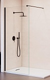 Душевая перегородка RGW Walk In WA-210B 100x195 с крючком для полотенца/халата, черный, прозрачное 351021010-14