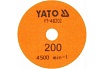 Диск алмазный шлифовальный 100 мм, Р200 Yato YT-48202
