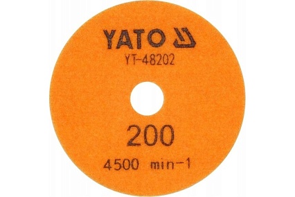 Диск алмазный шлифовальный 100 мм, Р200 Yato YT-48202
