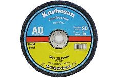 Диск лепестковый (180х22 мм; Р60) Karbosan KAR-981780