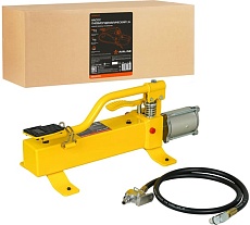 Насос пневмогидравлический Airline 1.3л, ножной привод, шланг APMPD02