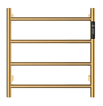 Полотенцесушитель электрический AQUAme AQM3124BG золото брашированное