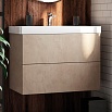 Мебель для ванной Art&Max Verona Push 80 см камень светлый