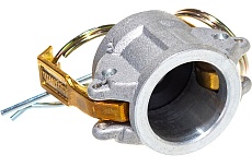 Камлок соединение типа DC (0.5&quot;; заглушка для ниппеля; алюминий) TITAN LOCK TL50DCAL
