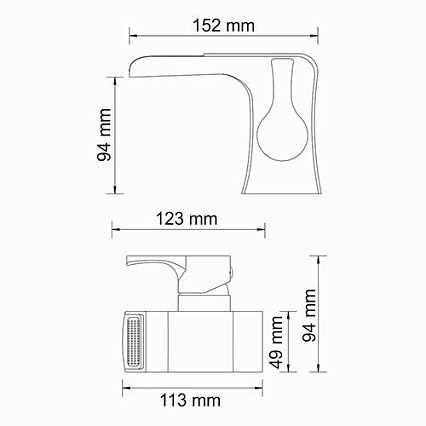 Cмеситель для раковины WasserKRAFT Berkel 4869