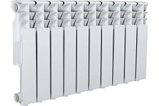 Радиатор Tropic 350x80, алюминиевый, 10 секций 7601.047