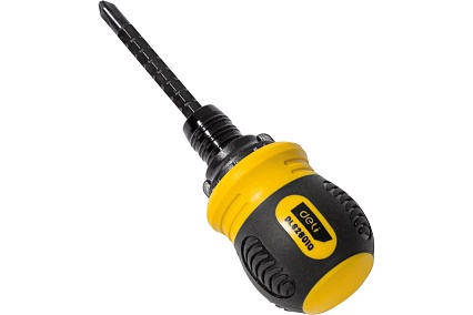 Двухсторонняя отвертка Deli с трещоткой, PH2+SL6 DL626010 (Cr-V, регулируемая длина 110-150мм, диаметр хвостовика 6мм) 98381