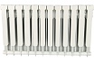 Биметаллический радиатор Rommer Profi BM 500 BI500-80-80-150 12 секций RAL9016 82491