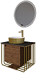 Мебель для ванной Grossman Винтаж 70 см веллингтон/золото