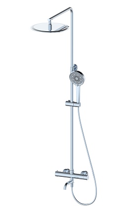 Душевая стойка Wonzon&Woghand Stick WW-88739903-CR термостат, хром