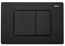 Кнопка смыва Abber AC0120MB матовый черный