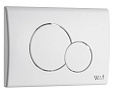 Кнопка смыва WeltWasser Marberg 507 RD GL-WT белый глянец