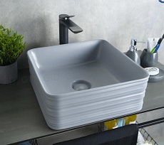 Раковина Gid LuxeLine Bm965 38 см серый матовый