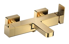 Смеситель для ванны AQUAme Savona AQM6812BG золото шлифованное