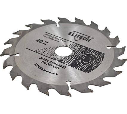 Диск пильный по дереву (150х20/16 мм; 1.8 мм; 20Z) Elitech 1820.052800