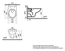 Подвесной унитаз VitrA S10 7855B003-0075 безободковый