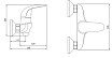 Смеситель для душа Damixa Palace Bit 312000001