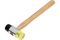 Молоток Тундра рихтовочный, бойки 35 мм, деревянная рукоятка 2361521