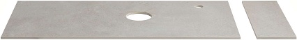 Столешница Aquanet Nova Lite Loft 90 см R TF01, серый 00261856