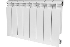 Биметаллический радиатор STOUT ALPHA 350 8 секций, боковое подключение SRB-2310-035008 RG00908P37GCMK