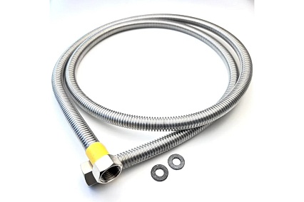 Сильфон для газа TUBOFLEX в оплетке ПВХ 1/2", 1,5 м, ВР/ВР 4829435