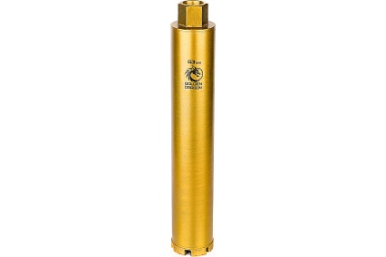 Коронка алмазная М22, 63х370 мм, по бетону GOLDEN DRAGON 063/370.M22.GD