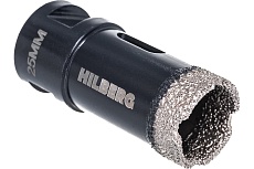 Коронка алмазная по керамике и керамограниту Super Hard (25 мм; M14) Hilberg HH625