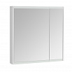 Зеркальный шкаф Акватон Нортон 80 см белый глянцевый