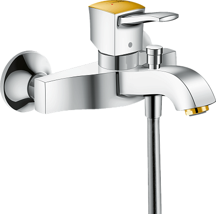 Смеситель для ванны Hansgrohe Metropol Classic 31340090 хром/золото