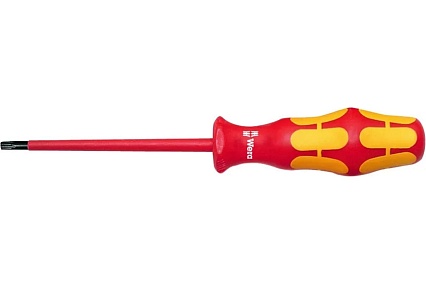 Диэлектрическая отвёртка WERA 167 i Torx VDE TX6x80 мм WE-006182