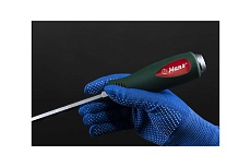 Силовая отвертка с металлическим затыльником Hans шлиц 0516M8-10