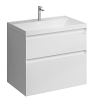 Тумба с раковиной Grossman Меркадо 70 см белый матовый