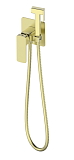 Смеситель Oliveeka D-Line OL-829003-BG с гигиеническим душем, золото матовое