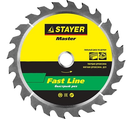 Диск пильный по дереву Быстрый рез (250x32/30 мм; 24T) Stayer 3680-250-32-24_z01