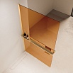 Душевая перегородка Vincea Walk-In VSW-1HR900GSG 90x200 матовое золото, янтарь