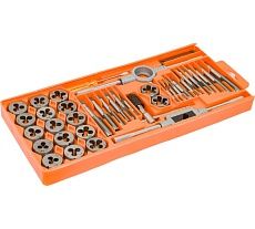 Набор плашек и метчиков Квалитет 40 штук 5027045