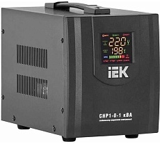 Переносной стабилизатор напряжения (1/220, 1кВА) IEK HOME СНР ИЭК IVS20-1-01000