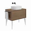 Тумба со столешницей Kerama Marazzi Atollo 80 см деревянный