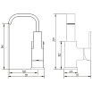 Cмеситель для биде Migliore Kvant ML.KVT-2724.CR